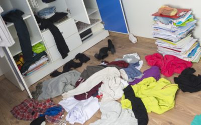 Weep then sweep: messy rooms make memories